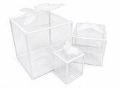 Cutii Acetofan Transparente Cu Fluture 9x9x10 cm 50/Set