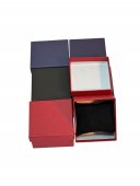 Cutii Bijuterii Cu Pernuta Pentru Ceas Carton 8,5x9cm 6/set