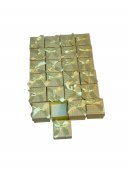 Cutii Bijuterii Pentru Inel Carton 5x5cm 24/set Patratele Crem