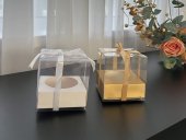 Cutii Cadou Plastic Cu Suport 9x9x9cm 12/set