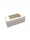 Cutii Carton Cu Fereastra Dreptunghiulare 13x7x5 Cm 12/Set