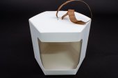 Cutii Carton Cu Fereastra Hexagonale 8x13 Cm 12/Set