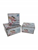 Cutii Carton Patrate 3/Set Model 004