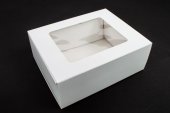 Cutii Din Carton Cu Fereastra Transparenta 12/Set 20x15x6,5 cm