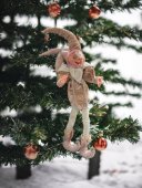 Decoratiune Brad Elf Roz 60cm