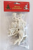 Decoratiune Brad Ingeri 2/set Alb