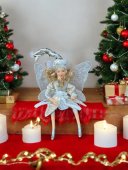 Decoratiune Brad Zana Alb Sampanie