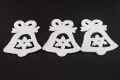 Decoratiune Craciun Clopotel Spuma 3/Set