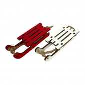 Decoratiune Craciun Sanie Micuta 12/Set