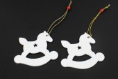 Decoratiuni Craciun Calut Lemn 2/Set
