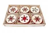 Decoratiuni Craciun Lemn 18/Set