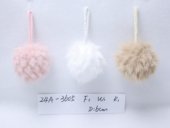 Glob pufos de agatat 6 cm 12/set