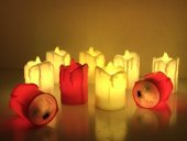 Lumanare decorativa mica cu lumina 24/set