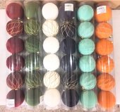 ERR Ornament Craciun - globulete 10 cm, 6 buc