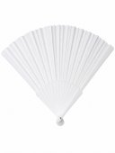 Evantaie plastic Alb