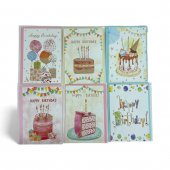 Felicitari Cu Plic Happy Birthday 6/Set