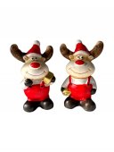 Figurine Craciun Din Ceramica Reni 2/Set