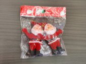 Figurine Mos Craciun de agatat, 2 buc