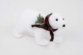 Figurine Urs Polar Craciun Plastic