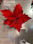 Floare de Craciun rosie 45 cm