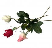 Flori Artificiale Boboc Trandafir Real Touch