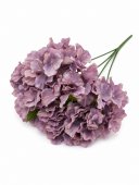 Flori Artificiale Buchet 5 Hortensii Mov Prafuit