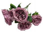 Flori Artificiale Buchet 6 trandafiri Lila Prafuit