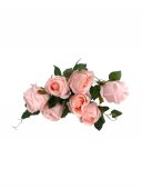 Flori Artificiale Buchet 7 Trandafiri Roz