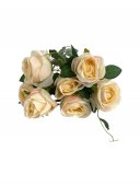 Flori Artificiale Buchet 7 Trandafiri Somon