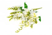 Flori Artificiale Buchet 9 Frezii Alb