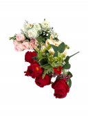 Flori Artificiale Buchet Boboci Tandafiri