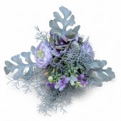 Flori Artificiale Buchet Bujori Verdeata Prafuit Mov