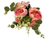 Flori Artificiale Buchet Combinat Bujori Si Hortensie Roz