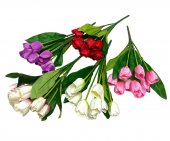 Flori Artificiale Buchet Lalele Desfacute 9 flori