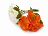 Flori Artificiale Buchet Maci 5 Flori Legati