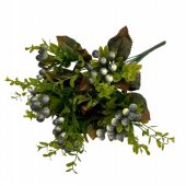 Flori Artificiale Buchet Scoruse Lucioase Bleumarin