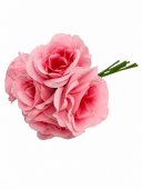 Flori Artificiale Buchet Trandafiri 6 In Legatura Roz