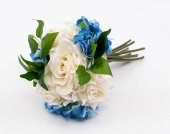 Flori Artificiale Buchet Trandafiri Crem-Bleo