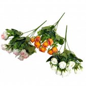 Flori Artificiale Buchet Trandafiri Eucalipt 2/set