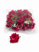 Flori Artificiale Capete Trandafiri Catifelati Mici 30/set Ciclam