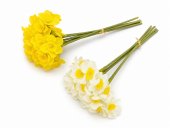 Flori Artificiale Narcise Legate Galbene