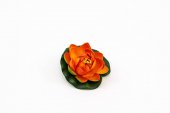 Flori Artificiale Nuferi 10cm Portocaliu 5/set