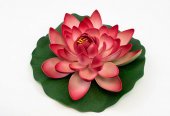 Flori Artificiale Nuferi 28cm Roz Inchis