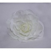Flori Artificiale Trandafir 60cm Latex Alb