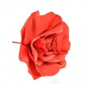 Flori Artificiale Trandafir 60cm Latex Rosu