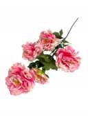 Flori Artificiale Trandafiri Infloriti 5 Flori Pe Fir Roz
