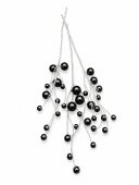 Flori Margele Perle 3/Set Negru