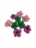 Floricele Decorative Textil 20/Set