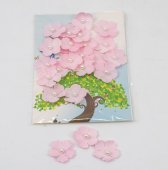 Floricele Din Hartie 24/set Roz