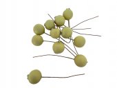 Fructe Artificiale Macese Cu Sarmulita Fistic 100/Set